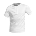 thumbnail image 3 of APEXFWDT Men's Muscle Fit Workout Shirts Short Sleeve Basic Athletic T-Shirts,L,White, 3 of 8