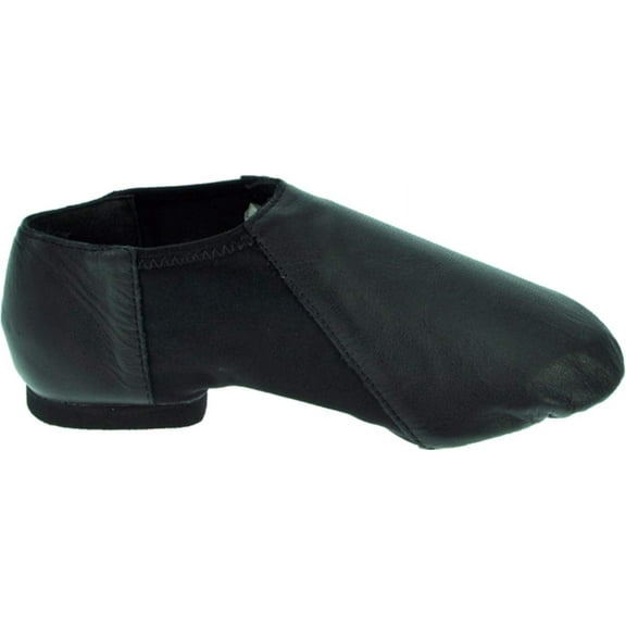 So Danca JZ45 Pre-Arched Split Sole Jazz Slip On Shoe Black