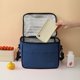thumbnail image 4 of Bolsa térmica grande para almuerzo, lonchera térmica suave y refrescante para adultos, hombres y mujeres, azul oscuro (12 L, azul marino), 4 of 7