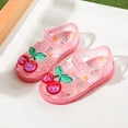 thumbnail image 2 of Quealent Girls Jelly Sandals Summer Costume Princess Dress Flat Breathable Waterproof Fisherman Gladiator Shoes For Girl Closed Toe Beach Flat-Sandals For Toddler Little Kid Big Kids Pink for Size 7, 2 of 9