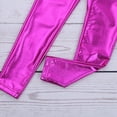 thumbnail image 7 of CHICTRY Girls Full Length Ballet Dance Leotard Metallic Gym Unitard Jumpsuit, 7 of 7