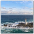 thumbnail image 1 of Picture-Tiles.com: Lighthouse Ceramic Tile Wall Mural WAL500823-44S. 17"W x 17"H using (16) 4.25" x 4.25" Ceramic Tiles-Satin Finish, 1 of 3