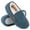 Blue, variant on LongBay Women's Fuzzy Memory Foam Slippers Warm Cozy Shearling House Slippers for Ladies Supportive Slip on Indoor Home Shoes