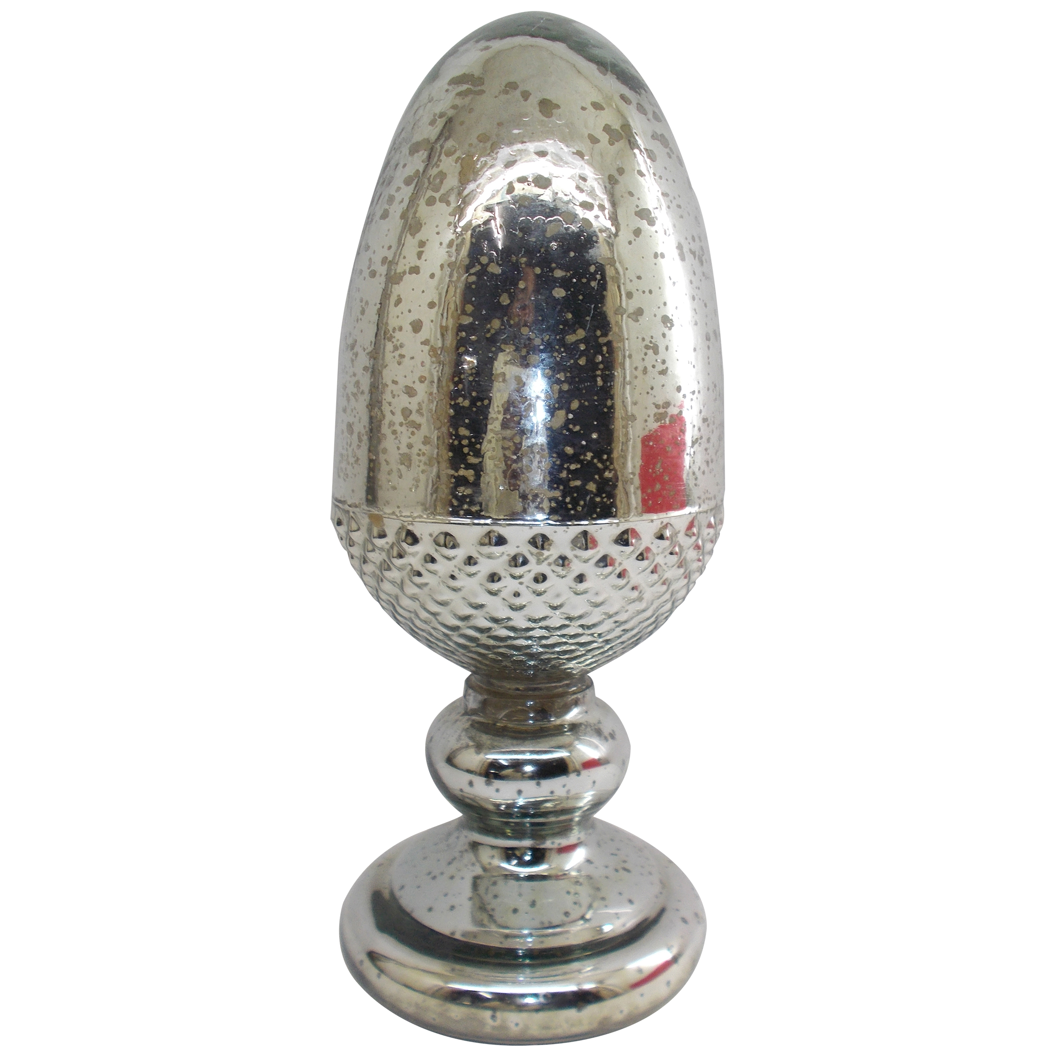 A&B Home Anthony Mercury Glass Finial, Small