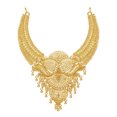 thumbnail image 4 of Sukkhi Dazzling 24 Carat Gold Plated Choker Necklace Set for Women, 4 of 5