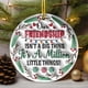 thumbnail image 1 of Christmas Acrylic Pendant Concave Textured Round Pendant Decoration, 1 of 5