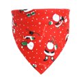 thumbnail image 3 of Worallymy Navidad Mascota Saliva Toalla Pequeño Animal Pañuelo Bufanda Babero Fiesta Decoración Accesorio Regalo Santa Rojo 1 Worallymy JD735809856, 3 of 7