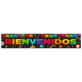 thumbnail image 2 of Colorful Multicolored Bienvenidos Banner Party Decor Background for Welcome Parties Celebration Events Gatherings Photo Props Backdrop, 2 of 6