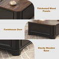 thumbnail image 7 of ANPOO 40" Farmhouse Lift Top Coffee Table with Charging Station, Square Wood Center Table with Large Hidden Storage Compartment for Living Room, 7 of 7