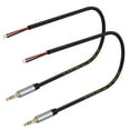 thumbnail image 5 of RUISINERY 3.5mm Male Plugs to Bare Wire Open End 3Pole Stereo 1/8in 3.5mm Headsets Cable for Headphone Repair Replacement, 5 of 7