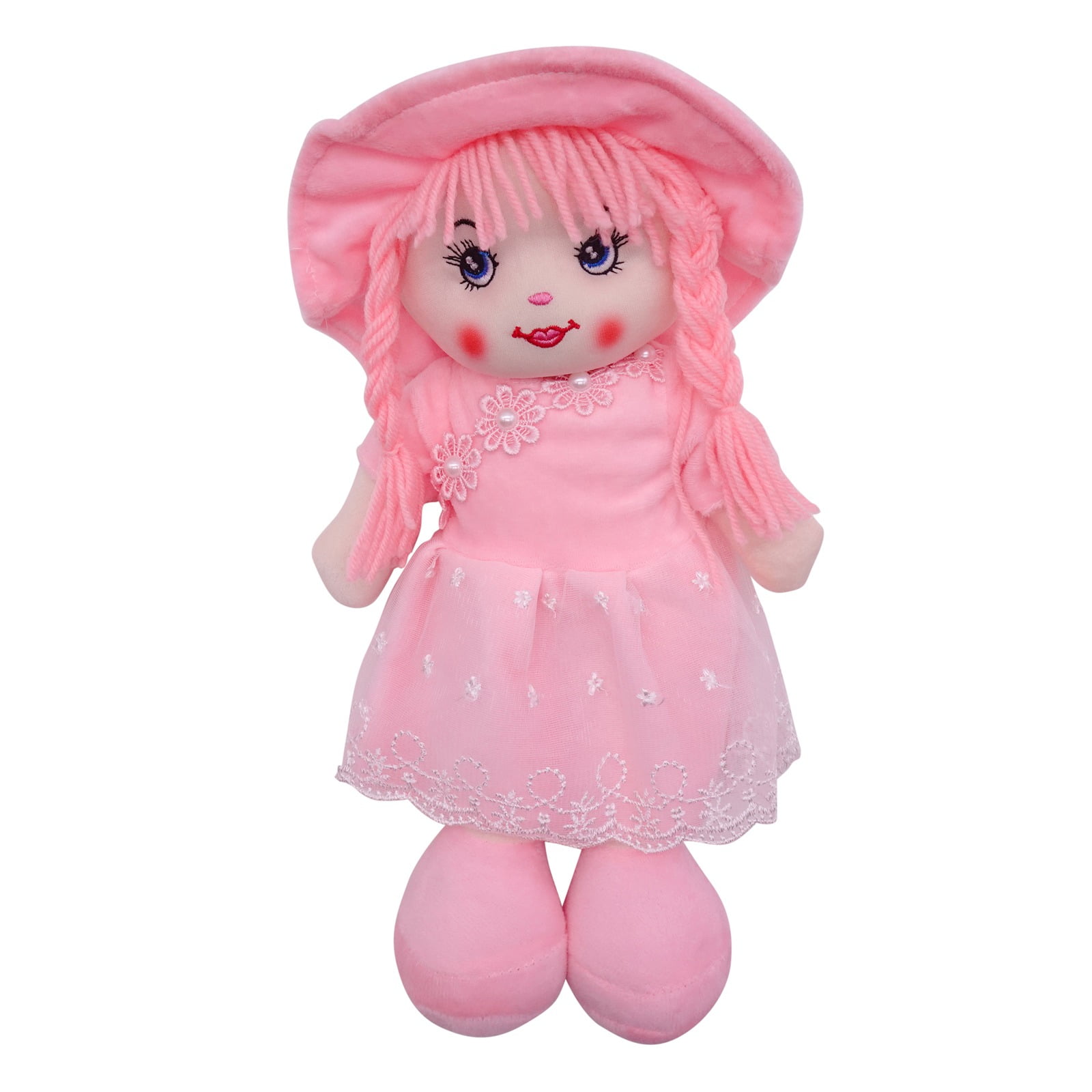 Soft Rag Doll for Girls, 14 inch Plush Kids Toy