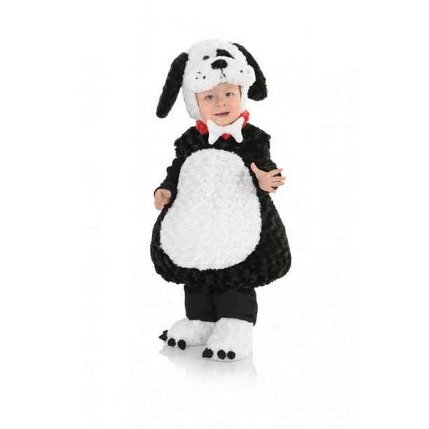 Belly Babies Black White Puppy Toddler Costume M 18 24 Months