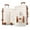 Brown and Ivory, variant on Hardshell Luggage, Lightweight Suitcase with Spinner Wheels, 20/14 Inch, Mint+ABS, 14/20 Inch