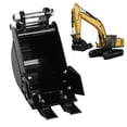 thumbnail image 3 of golytefs 200mm Mini Excavator Bucket with Metal Teeth Narrow Trenching Digger Buckets, 3 of 8