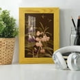 thumbnail image 6 of Asian Brocade IV - Framed Print w/glass - Sunflower Yellow, 6 of 8