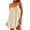 Khaki women spaghetti strap cami dress a1, variant on Uscallm Women's Spaghetti Strap Cami Mini Dresses Sleeveless Solid Backless Boho Flowy A-Line Casual Beach Vacation Sundresses, Black XL