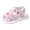 White, variant on Summer Children Toddler Shoes Girls Sandals Flat Bottom Non Slip OpenToe Breathable Soft Ballerina Pin,Blue 6