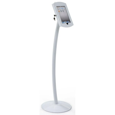 - iPad Floor Stand, Locking Enclosure for iPad 2-4 and iPad Air, Floor-standing Tablet Kiosk, Rotating, Exposed
