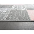 thumbnail image 3 of L'Baiet Verena Geometric Area Rug Pink Grey 4' x 6' Medium Area Rugs Carpet for Living Room, Bedroom, Dining Table, Office, Hallway, Foyer | Neutral Colorful Modern Abstract Home Decor, 3 of 7
