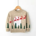 thumbnail image 1 of Sudadera navideña para niños, ropa para niños, camisa de manga larga, suéter de punto, cárdigan, disfraz navideño, mono de nieve para bebés pequeños, camisetas de ciervos para primavera,, 1 of 5