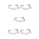 thumbnail image 2 of Sonducket Diadema de boda para mujer, forma de hojas de cristal, vacaciones, aniversario, compromiso, oficina de negocios, fiesta, diadema dorada Type2 NO2, 2 of 6