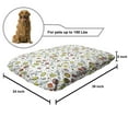 thumbnail image 2 of Spaceship Pet Bed, Colorful Design of Cosmos with Orbiting Moons Doodle Style Rockets and Satellites, Resistant Pad for Dogs and Cats Cushion with Removable Cover, 24" x 39", Multicolor, by Ambesonne, 2 of 4