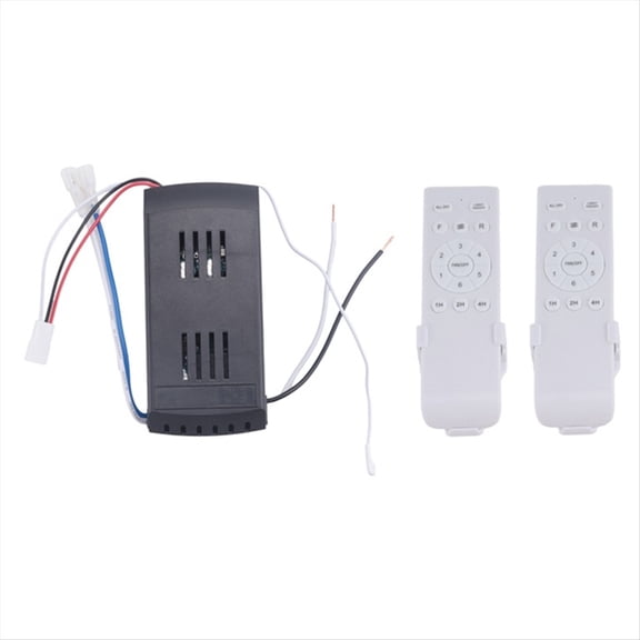 Universal Ceiling Fan Remote Control Kit 30W 6Speed Timing Function Replacement Remote for DC Ceiling Fans & Lights