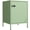 Green-1 Door, variant on Metal Nightstand 2 Drawer End Side Table Lockable Modern Locker Storage Cabinet For Living Room Bedroom Dorm 21.26"h X 15.75"w 15.75"d (2 Black)