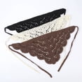 thumbnail image 3 of Harpily Headbands for Women Polyester Crochet Knit Lightweight Slip Resistant Hair Wraps with Adjustable Back Tie for Daily Outfit Accessory, 3 of 3