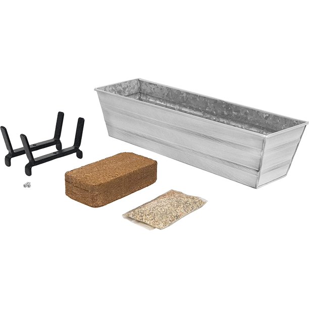 Bloom Box Garden Growing Kit Small White with Brackets for 2 x 6