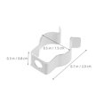 thumbnail image 2 of WEUVEB 200Ud Clips Para T5 Light Clamp Plata Para Montaje Seguro De LED En, 2 of 6