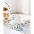 thumbnail image 4 of Watercolor Easter Kitchen Dish Towels for Drying Dishes Set of 3, Cute Rabbits Flower Wreath Eggs Bow Plaid Waffle Weave Microfiber Hand Tea Bathroom Towels Quick Dry & Absorbent Towel 12x12, 4 of 7