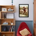 thumbnail image 4 of Julius Caesar Crossing the Rubicon, Animals Scenic Framed Art Print Wall Art by Tancredi Scarpelli, 4 of 5