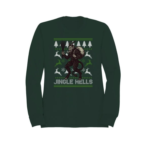 Jingle Hells Krampus Design Men's Sweatshirt