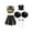 A White&Black, variant on Kids Girls Cheerleading Dance Dress Outfits with Pom Poms Student Girls Cheer Leader Uniform Fancy Dress Up B Blue 8