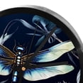 thumbnail image 4 of Dragonfly 9.8 Inches Wall Clock, Silent Non-Ticking Round Digital Clock, Battery Operated, Easy to Read, Suitable for Bedroom Living Room Kitchen Bathroom Decoration, 4 of 6