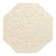 thumbnail image 2 of Unique Loom Everyday Shag Collection Area Rug - Solid (4' Octagon Ivory), 2 of 5