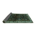 thumbnail image 2 of Ahgly Company Indoor Rectangle Persian Turquoise Blue Traditional Area Rugs, 2' x 4', 2 of 4