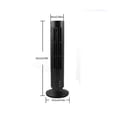 thumbnail image 5 of Ventilador de torre recargable por USB, ventilador portátil de refrigeración, ventilador de pie sin barriga, aire acondicionado, dormitorio, cocina, oficina, negro, 5 of 5