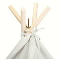 thumbnail image 4 of Foldable Teepee Tent for Kids Children Playing House Indoor Outdoor Christmas Decor, 4 of 8
