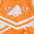 thumbnail image 4 of HCNTES Toddler Summer Outfits Girls Cheerleading Tank Top and Skirt Set for Sports Performance, 4 of 7
