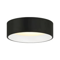 Access Lighting 3CCT LED Flush Mount in Matte Black Color