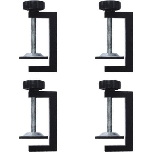 Universal C-Clamp, 4PCS Universal C Clamp Cabinet Installation Clamps Heavy Duty Furniture Drawer Front Installation Wood Clamps Tables Desk Mount