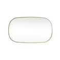 thumbnail image 6 of Elegant Decor Metal Frame Oval Mirror 36x60 Inch in Brass, 6 of 12