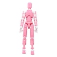 thumbnail image 3 of 1 Juego Robot Multiarticulado Maniquí 3D 13 Figura Acción ( ) Rosa Blanco, 3 of 3