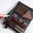 thumbnail image 6 of Joernso Makeup Bag See-throgh Zipper Closure Large Opening Portable Lightweight Commute Travel Makeup Bag Earphone Key Stoarge Mesh Pouch Toilet Bag, 6 of 7