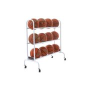 BSN SPORTS™ Wide-Body Ball Cart (3 Rows, Holds 12 Balls)