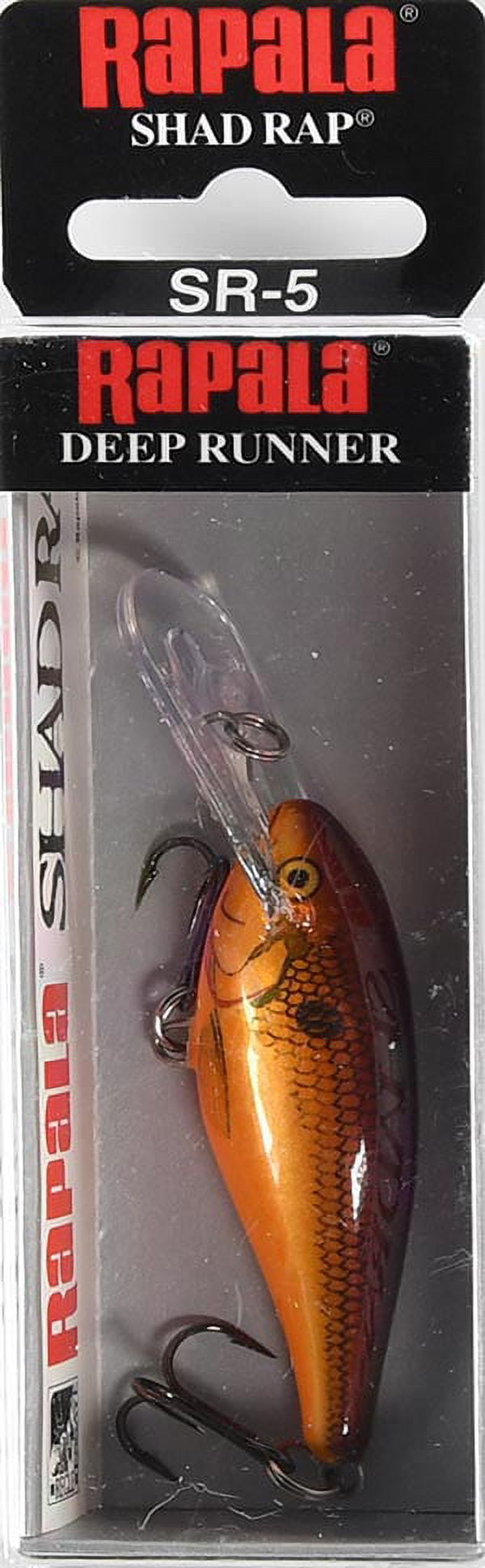 (2 pack) Rapala Shad Rap 05 Crankbait Fishing Lure 2" 3/16 oz Crawdad