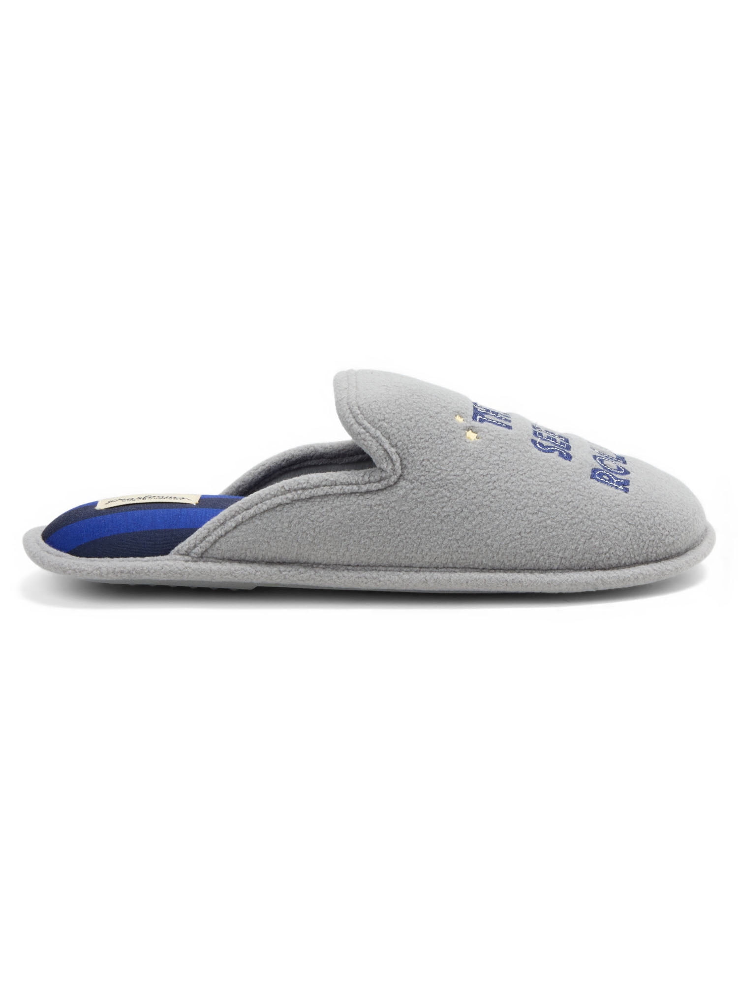 Dearfoams Cozy Comfort Men's Holiday Novelty Scuff Slip On Slippers