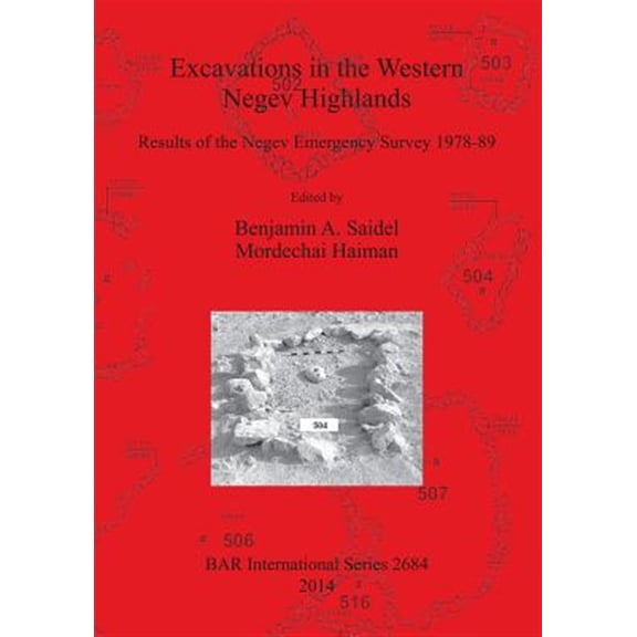 Pre-Owned BAR International: Excavations in the Western Negev Highlands: Results of the Negev Emergency Survey 1978-89 (Paperback)